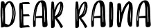 Dear Raina
