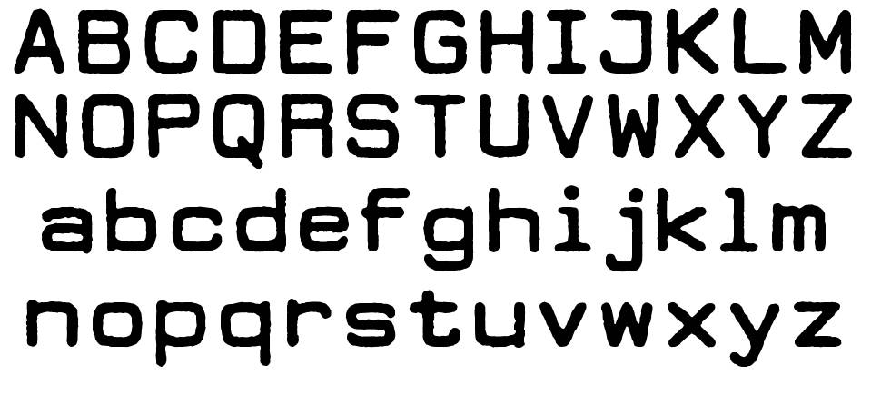 Dearborn Type písmo Exempláře