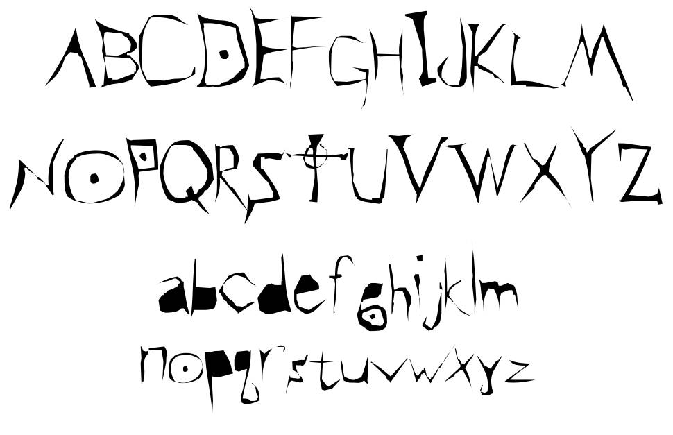 Death Note font Örnekler