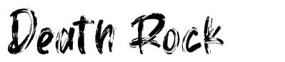 Death Rock font