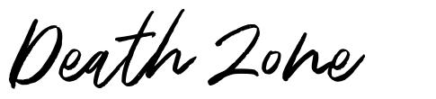 Death Zone font