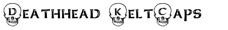 Deathhead KeltCaps písmo