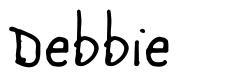 Debbie font