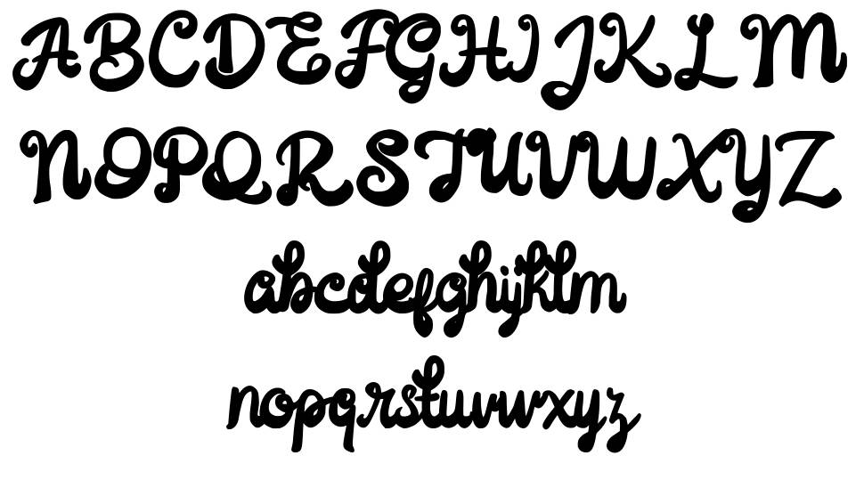 Debora 字形 标本