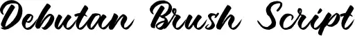 Debutan Brush Script