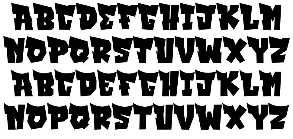 Decaf font Örnekler