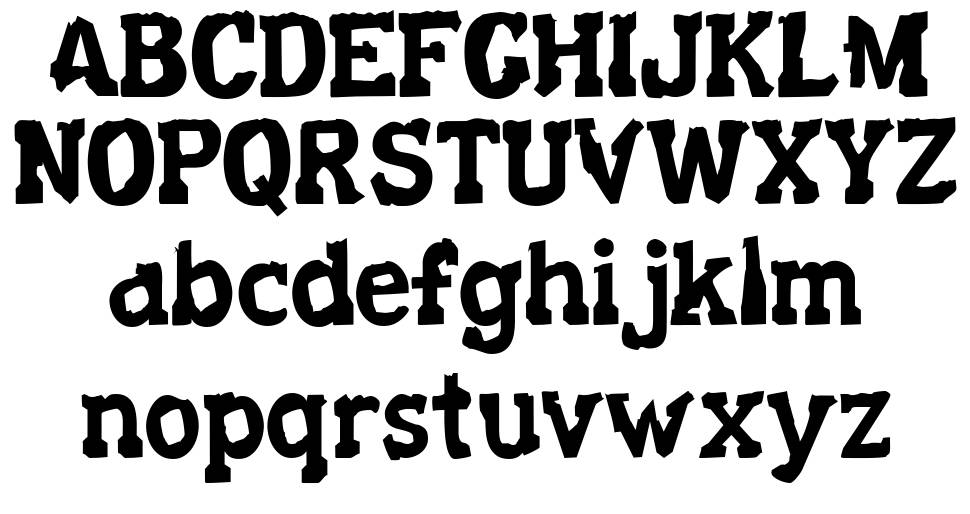 Decaying Kuntry font Örnekler