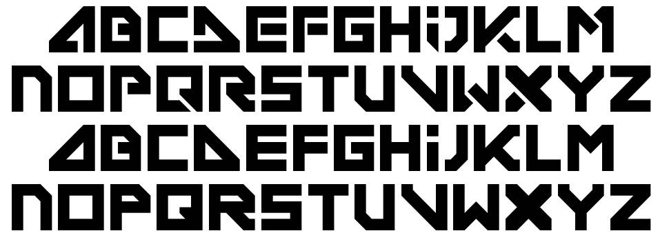 Deconditioned Reflex font specimens