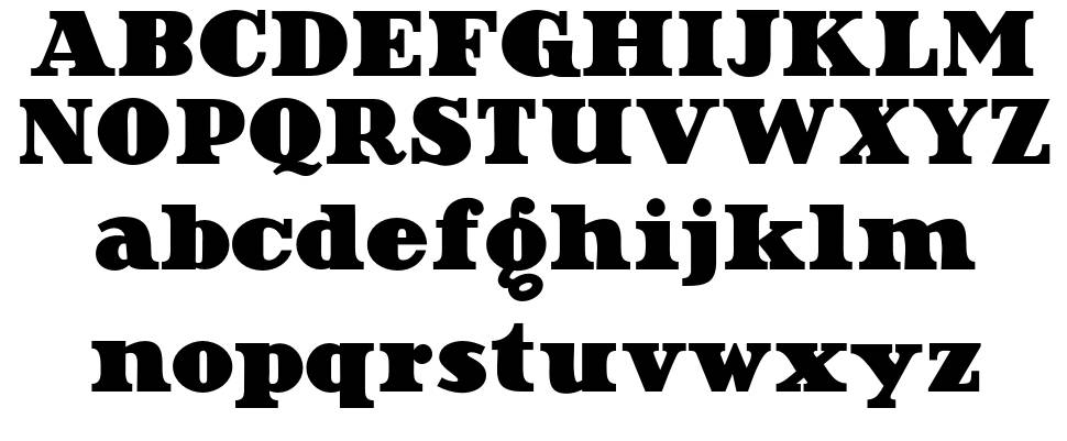 Decorattio font Örnekler