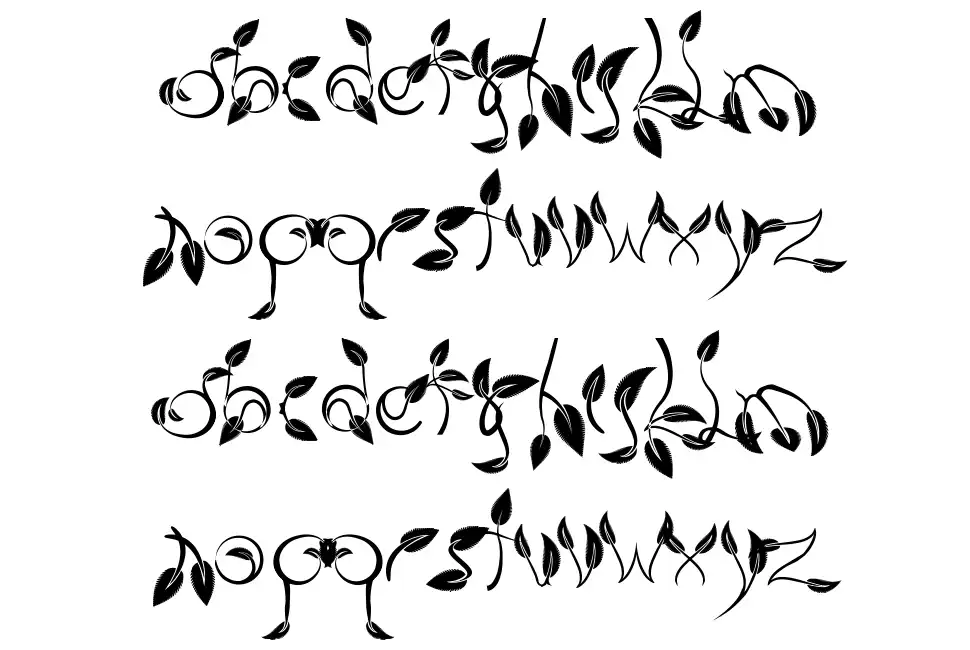 Dedaunfont specimens