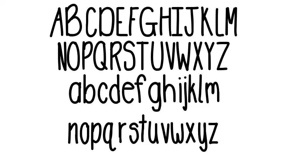 DeeDee Stretch font Örnekler