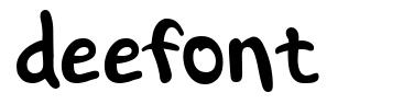 deefont шрифт