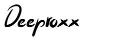 Deeproxx шрифт