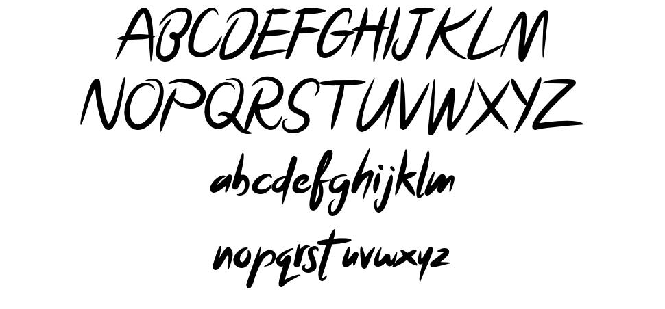 Deeproxx font specimens