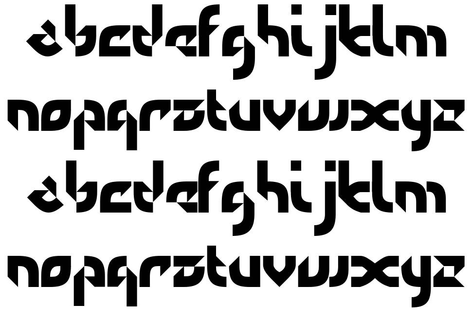 DefaultError font specimens