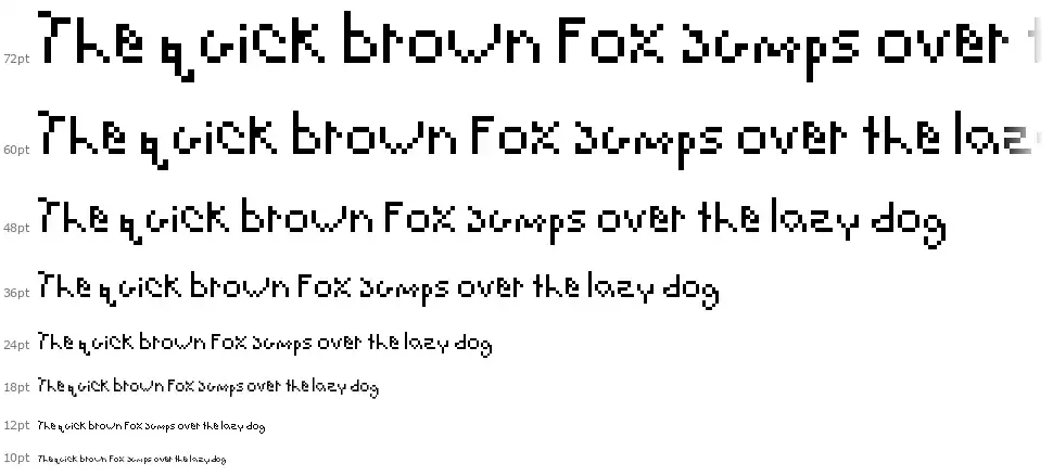 Deflated And Sloppyfont waterfall