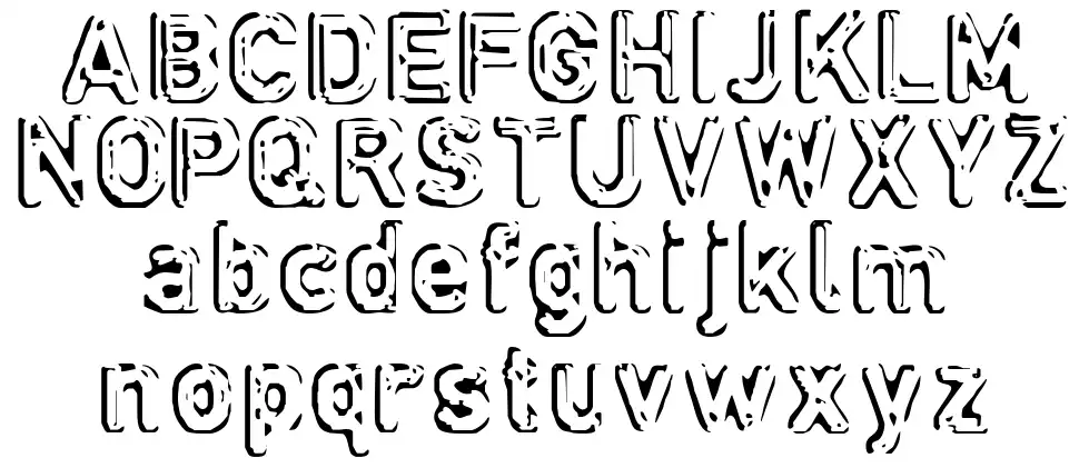 Defora font specimens