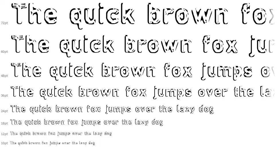 Defora font Waterfall