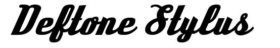 Deftone Stylus schriftart