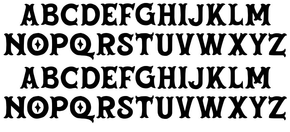 Dehors フォント 標本