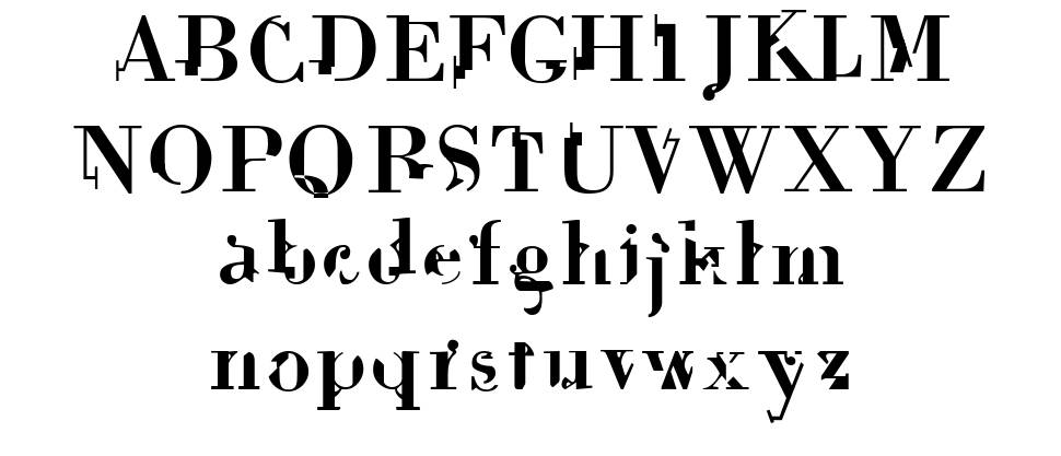 Dekale 字形 标本