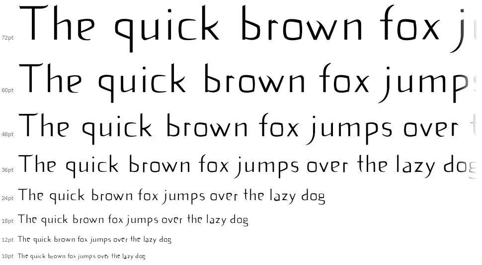 Dekiru font waterfall