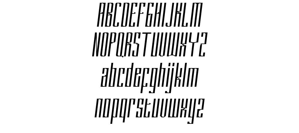 Delacruz フォント 標本