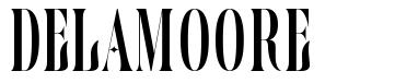 Delamoore font