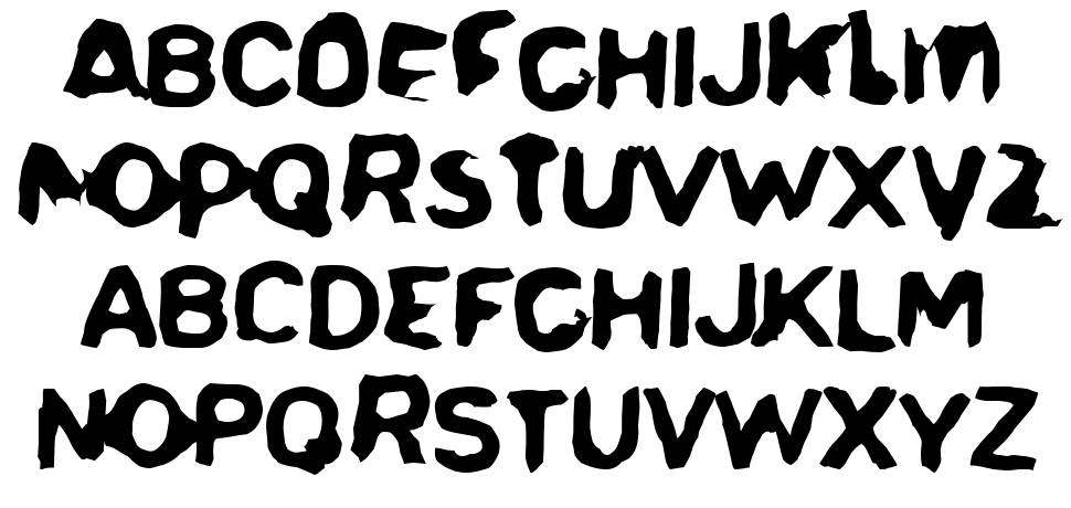 Delerium 字形 标本