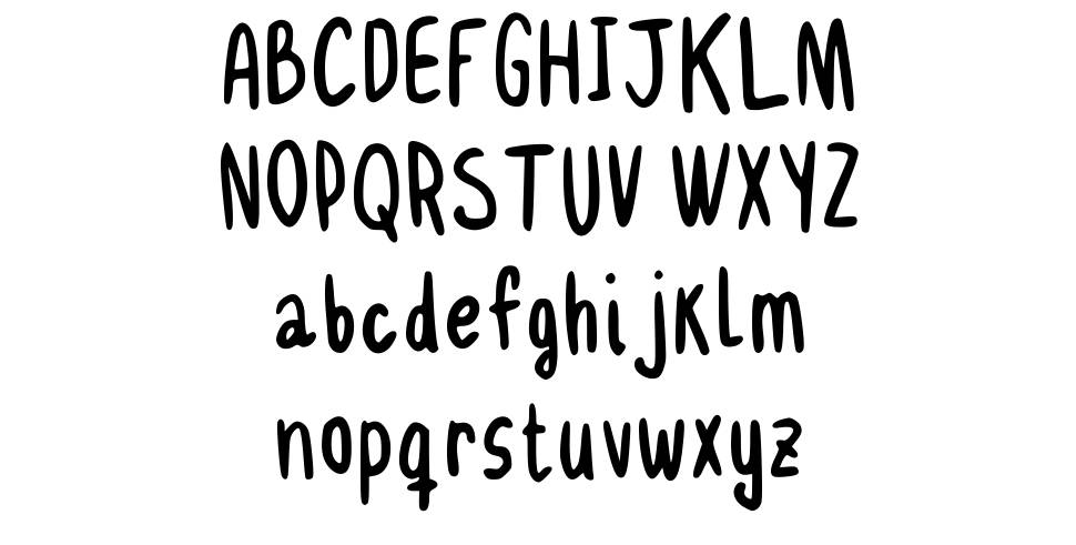 Delgadito font Örnekler