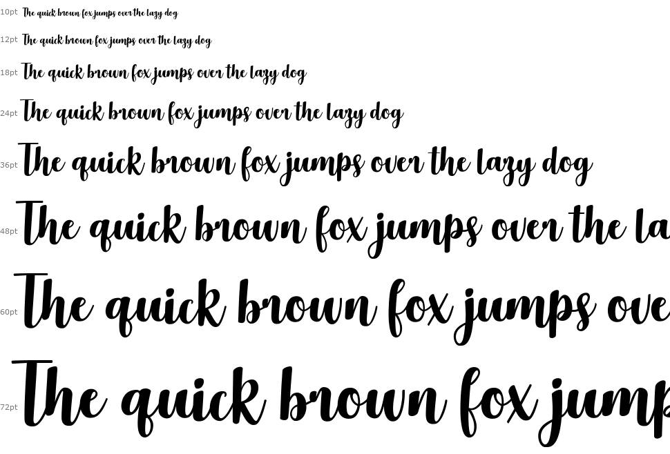 Delicious Adventures font Waterfall