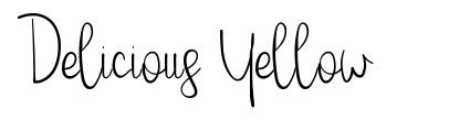 Delicious Yellow font