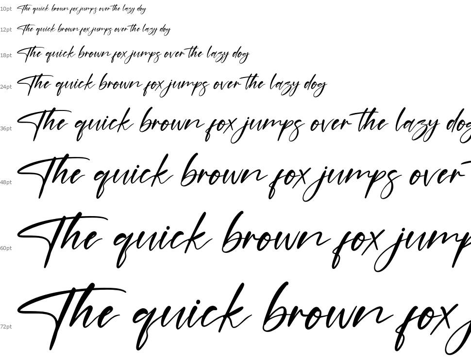 Delight font Waterfall