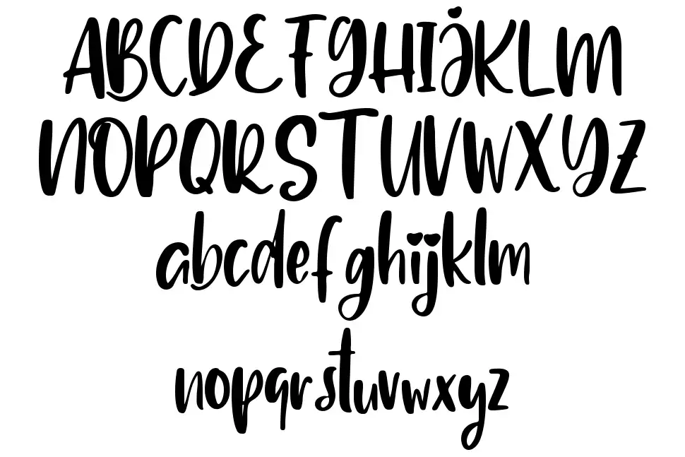 Delighted schriftart vorschau