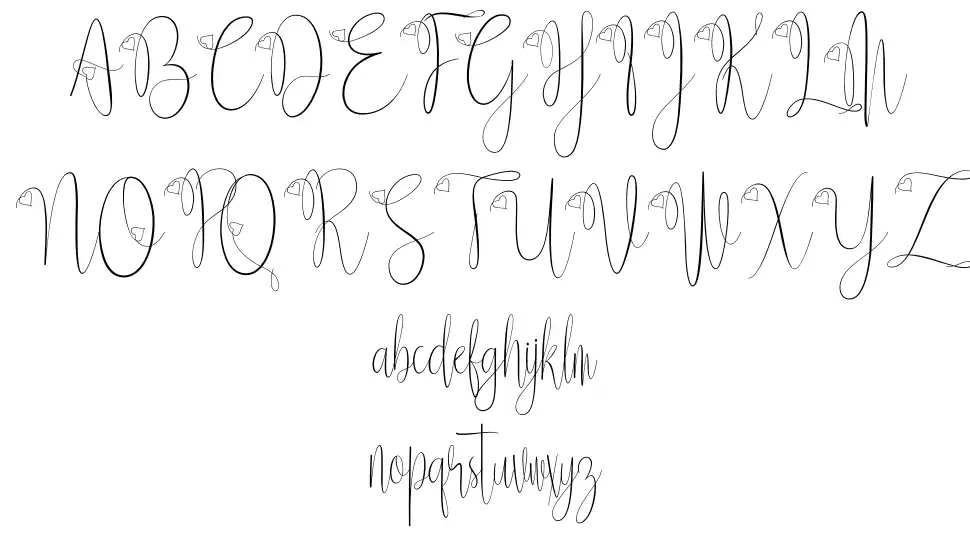 Delissa Script шрифт Спецификация