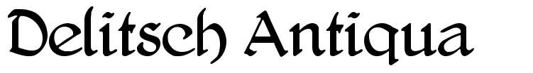 Delitsch Antiqua шрифт