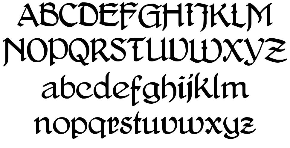 Delitsch Antiqua шрифт Спецификация