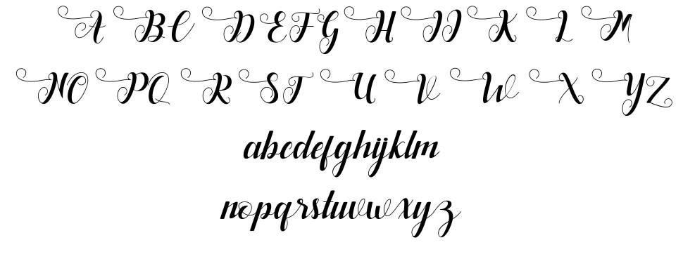 Deliya font specimens