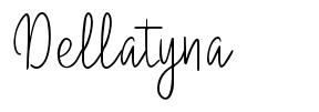 Dellatyna font