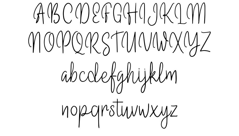 Dellatyna font Örnekler