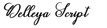 Delleya Script font