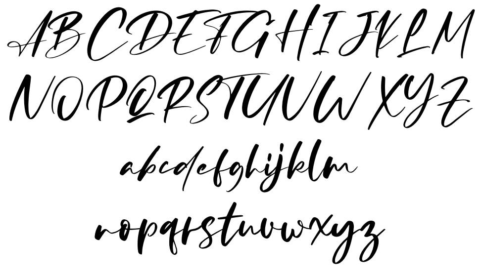 Dellisa Roslytta font Örnekler