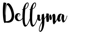 Dellyma font