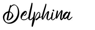 Delphina font