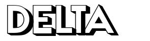 Delta шрифт