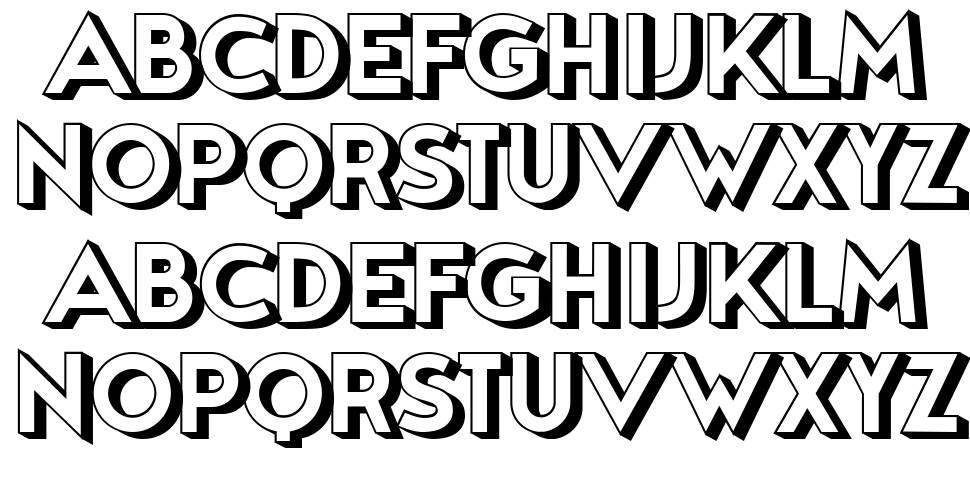 Delta font specimens