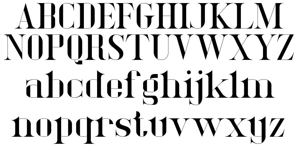 Delucy font specimens