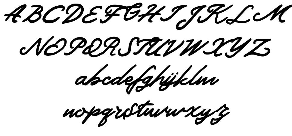 Demian font specimens