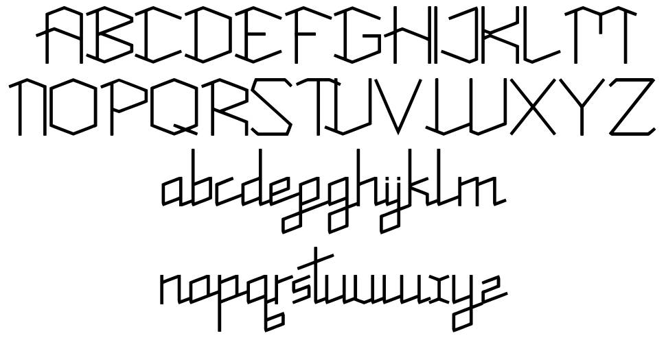 Demiurge font Örnekler