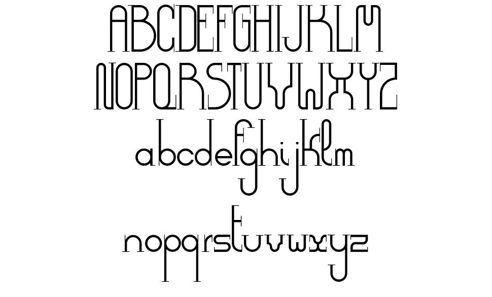 Democrazy Serif font Örnekler